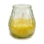 Bougie Parfumée Ibergarden CHWJ-9898MT Jaune Transparent verre Paraffine Citronnelle 9 x 9,5 x 9 cm (6 Unités): Plus de 300.000 