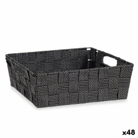 Panier Kipit 79810 Noir Tissu 3 L 23 x 8 x 27 cm Tressée (48 Unités): Plus de 300.000 produits de grandes marques en vente direc