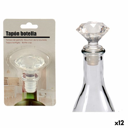 Bouchon hermétique pour bouteille Kinvara 25013 Transparent 4,5 x 14,5 x 8,5 cm Diamant (12 Unités): Plus de 300.000 produits de