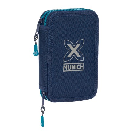 Plumier double Munich Nautic Blue marine 12.5 x 19.5 x 4 cm 28 Pièces: Plus de 300.000 produits de grandes marques en vente dire