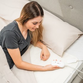 Surmatelas Chauffant Électrique Simple Krewarm InnovaGoods 60 W 80 x 150 cm Blanc: Plus de 300.000 produits de grandes marques e