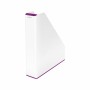 Porte-revues Leitz Blanc Violet A4 polystyrène 7,3 x 31,8 x 27,2 cm: Plus de 300.000 produits de grandes marques en vente direct