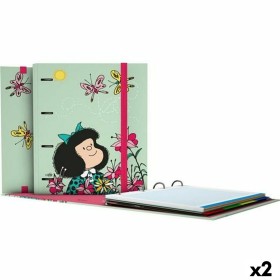 Reliure à anneaux Mafalda Carpebook Vert A4 (2 Unités): Plus de 300.000 produits de grandes marques en vente directe à prix usin