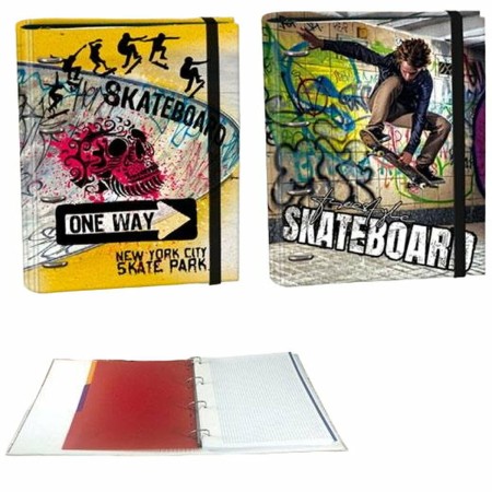 Reliure à anneaux SENFORT Skateboard Multicouleur A4: Plus de 300.000 produits de grandes marques en vente directe à prix usine 