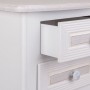 Table de Nuit Alexandra House Living Blanc 31 x 71 x 38 cm: Plus de 300.000 produits de grandes marques en vente directe à prix 