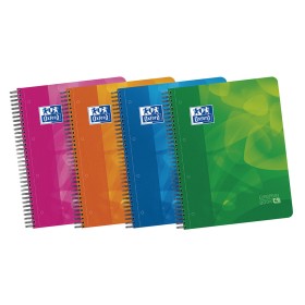 Lot de cahiers Oxford European Book 4 Multicouleur A4 120 Volets 5 Pièces: Plus de 300.000 produits de grandes marques en vente 