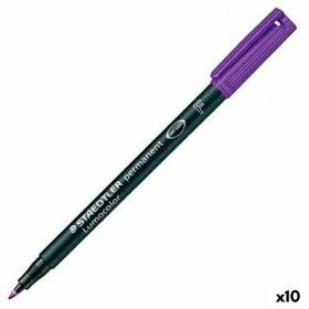 Marqueur permanent Staedtler Lumocolor Permanent 318 F Violet (10 Unités): Plus de 300.000 produits de grandes marques en vente 