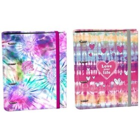 Reliure à anneaux SENFORT Tie Dye 120 Volets Multicouleur A4: Plus de 300.000 produits de grandes marques en vente directe à pri