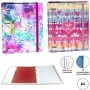 Reliure à anneaux SENFORT Tie Dye 120 Volets Multicouleur A4: Plus de 300.000 produits de grandes marques en vente directe à pri