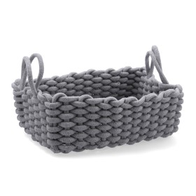 Panier décoratif Vinthera Moa Gris Coton 35 x 25 x 13 cm: Plus de 300.000 produits de grandes marques en vente directe à prix us