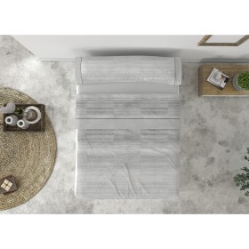 Jeu de draps Tejidos Reina ORIEL Gris Lit king size 4 Pièces: Plus de 300.000 produits de grandes marques en vente directe à pri