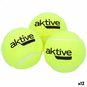 Balles de Tennis Aktive 3 Pièces Jaune 12 Unités: Plus de 300.000 produits de grandes marques en vente directe à prix usine sur 