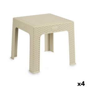 Table pour enfant Kipit Rattan Crème 47 x 42,5 x 47 cm (4 Unités): Plus de 300.000 produits de grandes marques en vente directe 