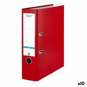 classeur à levier Elba Rouge A4 (10 Unités): Plus de 300.000 produits de grandes marques en vente directe à prix usine sur cadea
