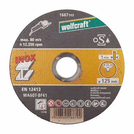 Disques de coupe Wolfcraft 8463000 Ø 125 mm (10 Unités): Plus de 300.000 produits de grandes marques en vente directe à prix usi