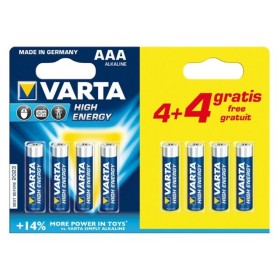 Pile Alcaline Varta CD4BKKD13-P AAA 1,5V High Energy (8 pcs): Plus de 300.000 produits de grandes marques en vente directe à pri