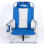 Chaise de Plage Aktive Bleu Blanc 49 x 78 x 56 cm (2 Unités): Plus de 300.000 produits de grandes marques en vente directe à pri