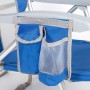 Chaise de Plage Aktive Bleu Blanc 49 x 78 x 56 cm (2 Unités): Plus de 300.000 produits de grandes marques en vente directe à pri