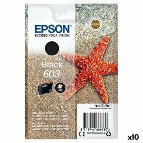 Cartouche d'encre originale Epson P-2100, 3100, 4100 / WF-2830DWF, 2850DW - Nº 603 Noir (10 Unités): Plus de 300.000 produits de