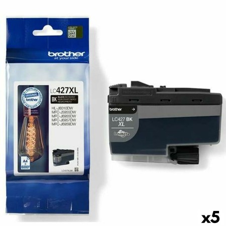Cartouche d'encre originale Brother HL-J6010DW, MFCJ5955DW, MFCJ6955DW, MFCJ6957DW,MFCJ6959DW Noir (5 Unités): Plus de 300.000 p
