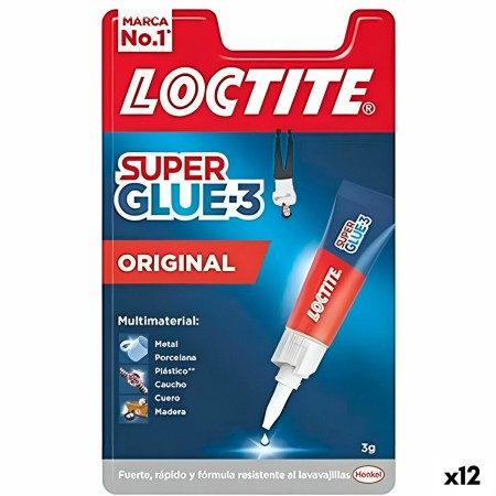 Adhésif instantané Loctite Super Glue 3 3 g (12 Unités): Plus de 300.000 produits de grandes marques en vente directe à prix usi