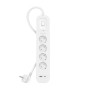 Rallonge 4 prises Schuko avec interrupteur Belkin SRB001VF2M Blanc (2 m): Plus de 300.000 produits de grandes marques en vente d