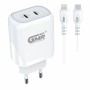 Chargeur mural Goms 40 W USB-C x 2: Plus de 300.000 produits de grandes marques en vente directe à prix usine sur cadeaufou.com.