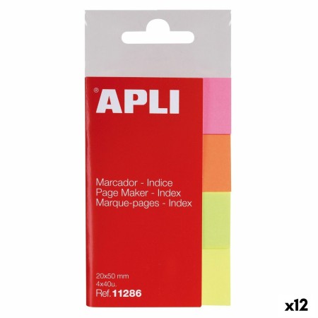 Marque-page Apli Multicouleur 160 Volets 50 x 20 mm (12 Unités): Plus de 300.000 produits de grandes marques en vente directe à 