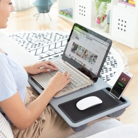 Bureau Portable d'Ordinateur avec Coussin XL Deskion InnovaGoods: Plus de 300.000 produits de grandes marques en vente directe à