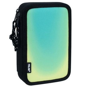 Plumier double Milan Sunset Noir Vert 34 Pièces 19,5 x 13 x 5 cm: Plus de 300.000 produits de grandes marques en vente directe à
