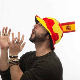 Bonnet Ballon de Football avec Drapeau Espagne en Relief: Plus de 300.000 produits de grandes marques en vente directe à prix us