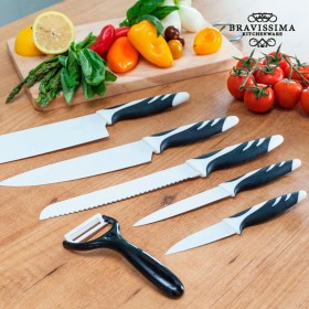 Ensemble de Couteaux Bravissima Kitchen Swiss Chef (6 pcs): Plus de 300.000 produits de grandes marques en vente directe à prix 