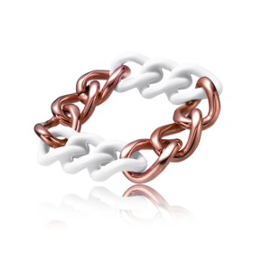 Bracelet Femme Time Force TS5148BW Blanc Bronze Acier: Plus de 300.000 produits de grandes marques en vente directe à prix usine