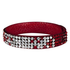 Bracelet Femme Glamour GBR1-055 (21 cm) Rouge Cuir (18 - 19,5 cm): Plus de 300.000 produits de grandes marques en vente directe 