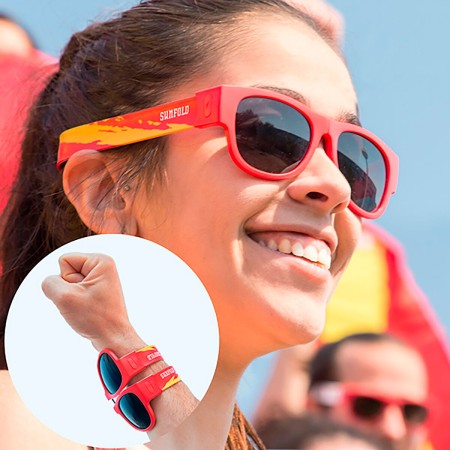 Lunettes de Soleil Enveloppantes Sunfold Spain Red: Plus de 300.000 produits de grandes marques en vente directe à prix usine su