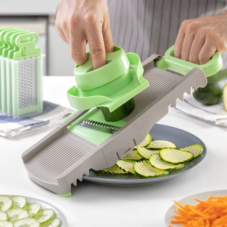 Mandoline-Râpe Pliable 6 en 1 Choppie InnovaGoods: Plus de 300.000 produits de grandes marques en vente directe à prix usine sur