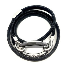 Bracelet Femme Panarea BR3GN Noir Argent Argenté (52 cm): Plus de 300.000 produits de grandes marques en vente directe à prix us
