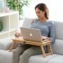 Table pliante d'appoint en bambou Lapwood InnovaGoods: Plus de 300.000 produits de grandes marques en vente directe à prix usine