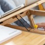Table pliante d'appoint en bambou Lapwood InnovaGoods: Plus de 300.000 produits de grandes marques en vente directe à prix usine