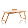 Table pliante d'appoint en bambou Lapwood InnovaGoods: Plus de 300.000 produits de grandes marques en vente directe à prix usine