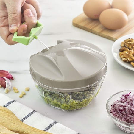 Mini-Hachoir Manuel avec Cordon Spinop InnovaGoods: Plus de 300.000 produits de grandes marques en vente directe à prix usine su