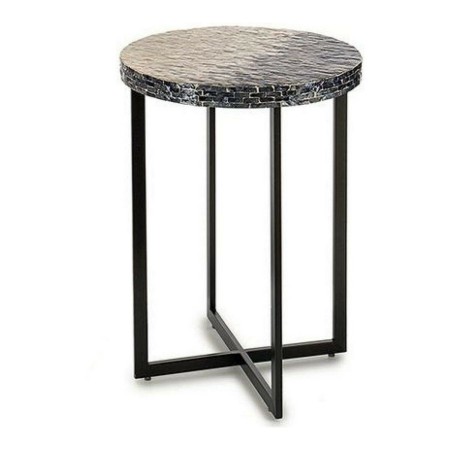 Table d'appoint Gris Métal Nacre noire Contre-plaqué (45 x 62 x 45 cm): Plus de 300.000 produits de grandes marques en vente di