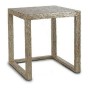Jeu de 2 tables Beige Doré Blanc Nacre noire Contre-plaqué: Plus de 300.000 produits de grandes marques en vente directe à prix 