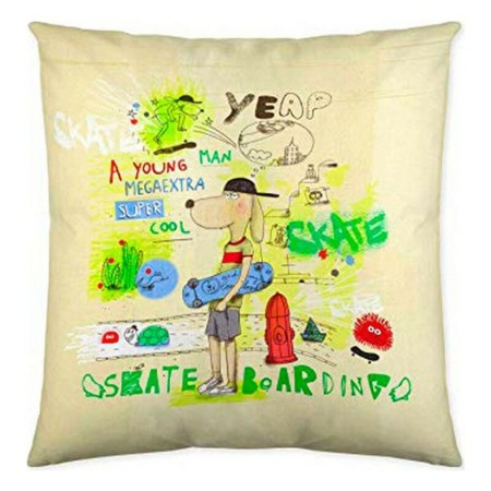 Housse de coussin Cool Kids Skate Boarding (50 x 50 cm): Plus de 300.000 produits de grandes marques en vente directe à prix usi