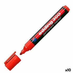 Marqueur permanent Edding 300 Rouge (10 Unités): Plus de 300.000 produits de grandes marques en vente directe à prix usine sur c