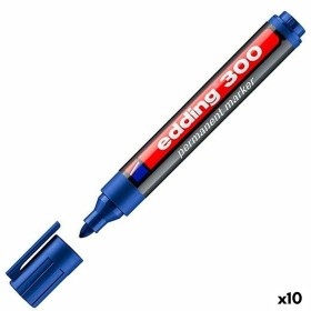 Marqueur permanent Edding 300 Bleu (10 Unités): Plus de 300.000 produits de grandes marques en vente directe à prix usine sur ca