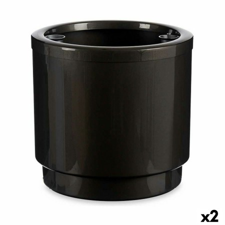 Pot auto-arrosant Ibergarden 4138-ANT Anthracite polypropylène 38 x 37,5 x 38 cm 38 x 37 x 38 cm (2 Unités): Plus de 300.000 pro