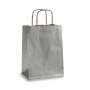 Sac en papier Pincello 18241 Argenté 18 x 8 x 31 cm (25 Unités): Plus de 300.000 produits de grandes marques en vente directe à 