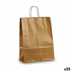 Sac en papier Pincello 32411-ORO Doré 32 X 12 X 50 cm (25 Unités): Plus de 300.000 produits de grandes marques en vente directe 