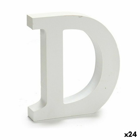 Lettre Pincello D Blanc 2 x 16 x 14,5 cm (24 Unités): Plus de 300.000 produits de grandes marques en vente directe à prix usine 